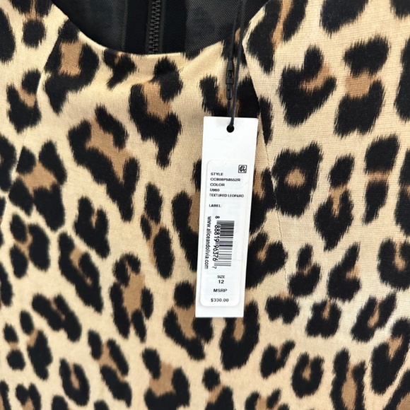 Alice and Olivia Delora Fitted Mock Neck Midi Dress - Picture 3 of 3